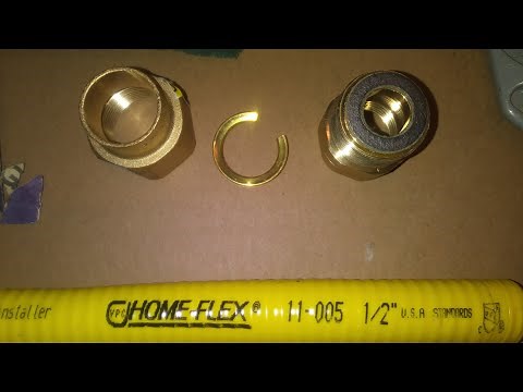 Home Flex gas fittings ( quick tips )