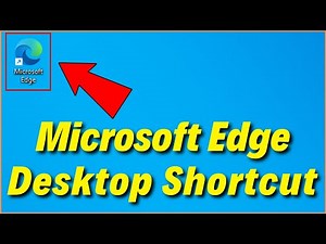 Microsoft Edge Desktop Shortcut in Windows 11