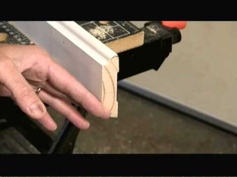 How to Cope Inside Corner with Coping Saw Video