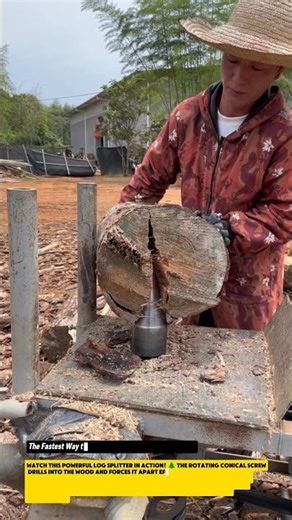 The Fastest Way to Split Logs – Engineering at Its Best!
