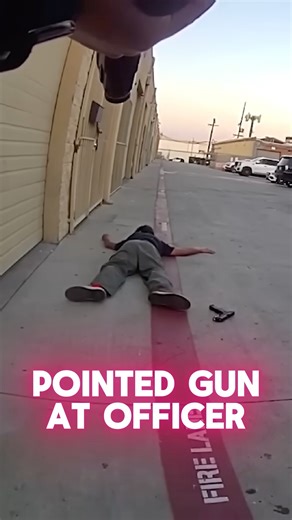 LAPD Shoot Armed Skateboarder After He Points Gun at Officers #shorts #viralshorts