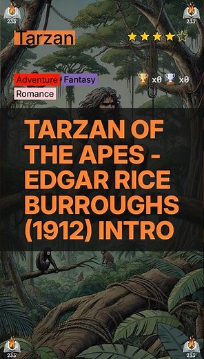 Tarzan of the Apes - Edgar Rice Burroughs (1912) Intro (Tarzan - 1)