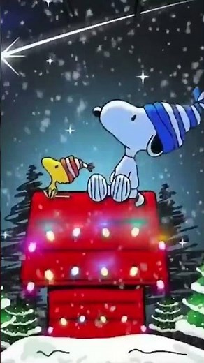 Snoopy in a Snowy Christmas Night | Wholesome Winter Magic, Peanuts Holiday Moments