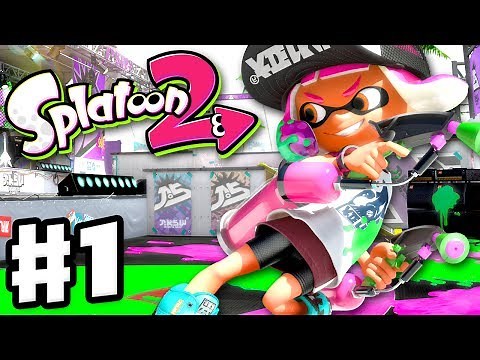 Splatoon 2 - Gameplay Walkthrough Part 1 - Turf War Multiplayer! Single Player! (Nintendo Switch)