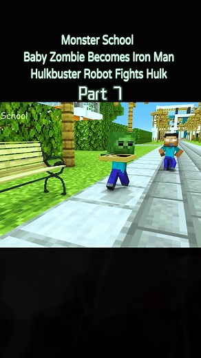 Monster School Animation: Baby Zombie Becomes Iron Man