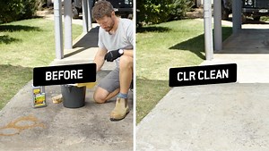 Clean Your Concrete Driveway | CLR Calcium Lime & Rust Remover