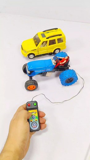 DC motor car Powered by Remote control / Unboxing Remote control car / Upgrade Remote car / DC motor