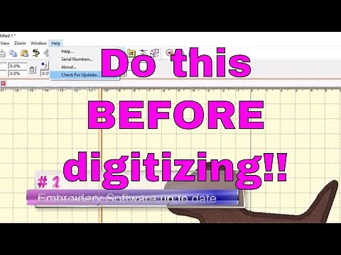 Embroidery Digitizing: 10 Things to do BEFORE you start a project! 😃