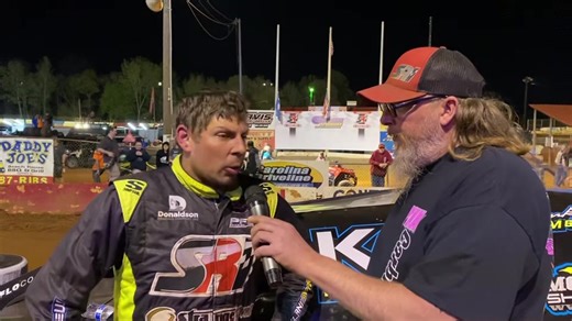 Post race interview with Kyle Strickler #8 after a big $5,000 win in The Mid-East Modified Nationals! A special thanks to Chad, Landon, Jared, Clay & John for all the extra effort put forward towards making the race track the best it can be!!! | Cherokee Speedway