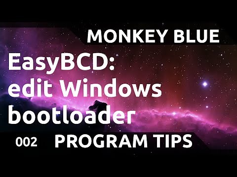 EasyBCD: how to edit Windows bootloader