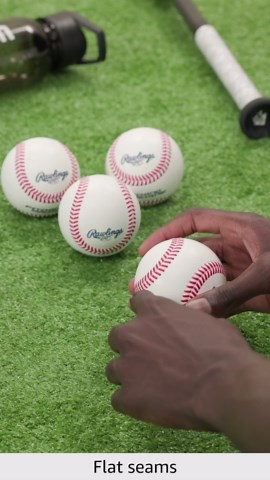 Rawlings | Ultimate Practice Technology Baseballs | Pitching Machine | RUP-PM | Flat Seam | Practice Use | 12 Count