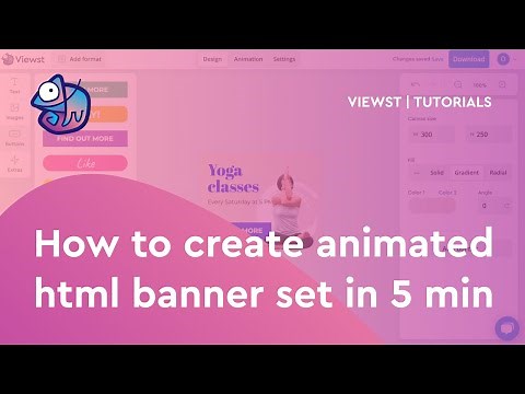 Tutorial: How to create animated HTML banner set in 5 minutes