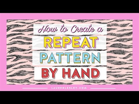 SEAMLESS REPEAT PATTERN - Create By Hand!