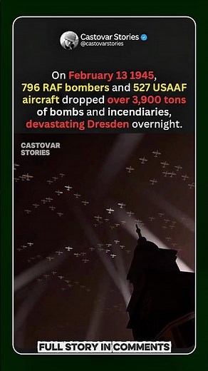 The Last Moment of Dresden (13 February 1945) #shorts