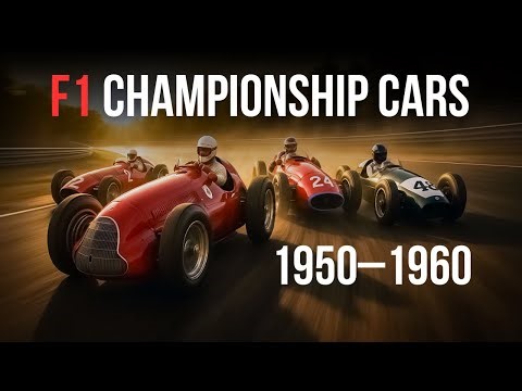 F1 Champions & Their Championship Cars 1950–1960 | Legendary Era of Formula One