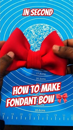 How to Make a Fondant Bow (Super Easy!)