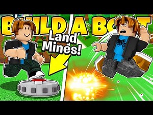 I Added WORKING LAND MINES To Build a Boat! 💥 *HUGE EXPLOSION*