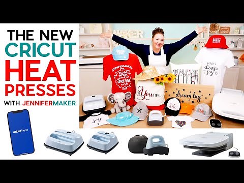 The NEW Cricut Heat Presses: EasyPress 3, Hat Press, & Autopress!