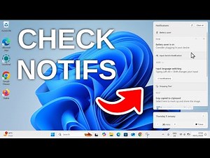 How to Check Notifications in Windows 11