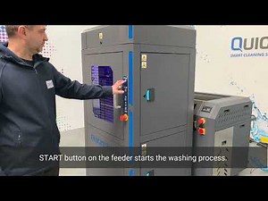 Full automation of polymer plate washing process - QUICKER C66 plate washer and AF plate feeder.