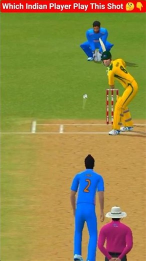 Which Indian Player Play This Shot 🤔 #realcricket24 #cricket #rc22release #realcricket24bowlingtips