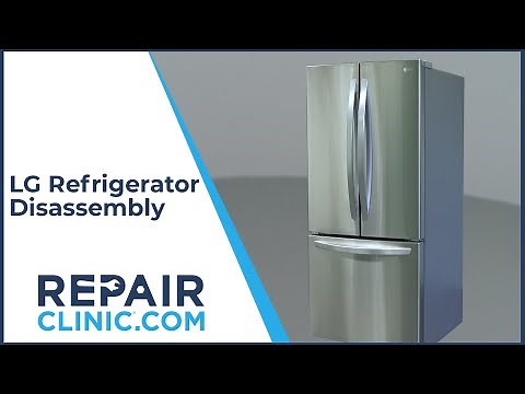 LG Refrigerator Disassembly