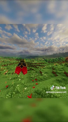 Exploring Minecraft Villages with 500 Render Distance Mod