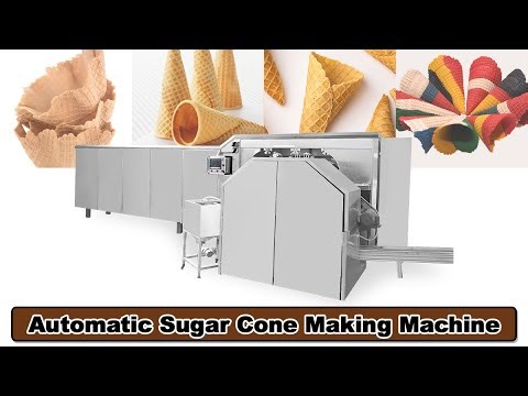 Automatic Sugar Cone Making Machine|Automatic Waffle Cone Making Machine|Rolled Sugar Cone Machine