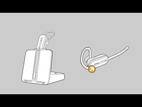 How to Setup Plantronics CS540 Wireless Headset
