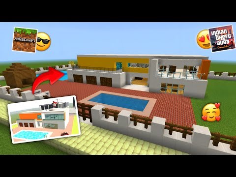 I Build Indian Thef Auto House In Minecraft 😱 || Part 1 Hindi 