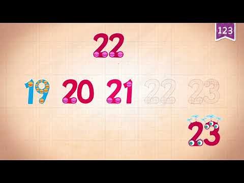 Learn Number Twenty three 23 in English by Endless Numbers Kids Video