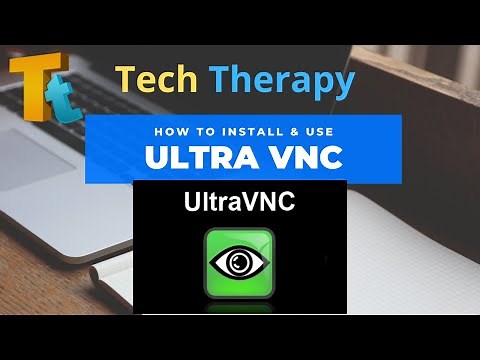 Remote Desktop Connection with UltraVNC (Installing and Settings)