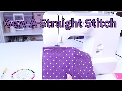 How To Sew A Straight Stitch - Beginners Tutorial Singer Promise