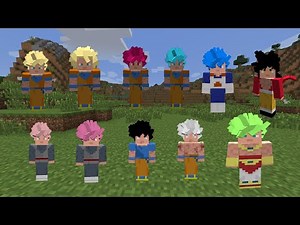 Minecraft Dragon Block C Mod - All Saiyan Transformations - Minecraft Dragon Ball Z