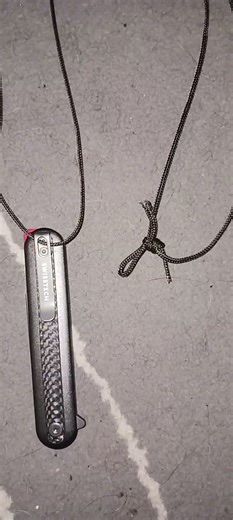 neck knife with bankline. turn any folder into a neck knife