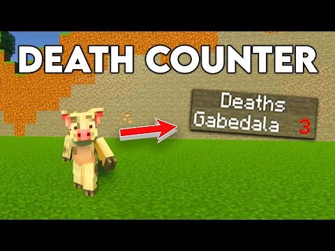 How to Make a Death Counter in Minecraft!