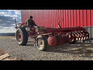 Setting Up The Disc On The Ford 961 and Doing Some Early Discing