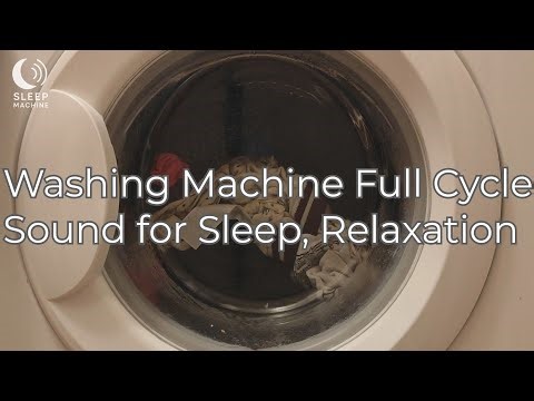 Washing Machine Full Cycle Sound for Sleep, Relaxation & Study (1 Hour)