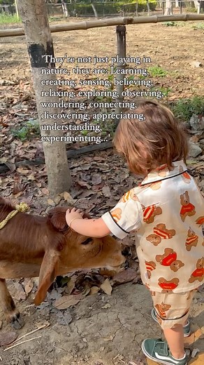 ‘They’re not just playing in nature, they are: Learning, creating,...