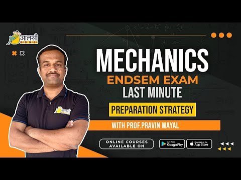 Engineering Mechanics | Endsem Exam | Last Minute Strategy | #SPPU | Aalsi Engineer