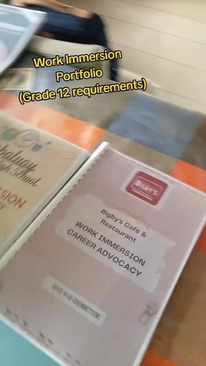 Grade 12 Work Immersion Portfolio Requirements