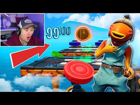 INSANE 100 Level SECRET Deathrun! (Fortnite Creative Mode)