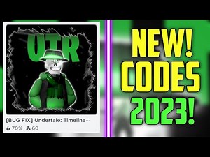 HURRY! - NEW UNDERTALE: TIMELINE RESET CODES 2023! (BUG FIX)