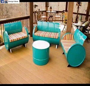 Recycling Of Old Drums | Design Ideas