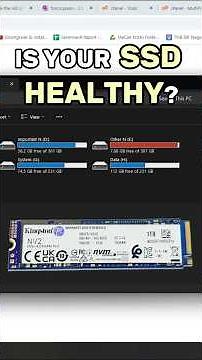 How to Check SSD Health (3 Easy Tools!) | CrystalDiskInfo, Benchmark Test & Windows Scan Tutorial
