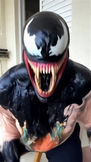 I turned into Venom! #ThePinkBeard