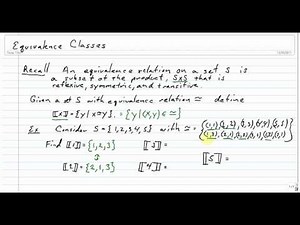 equivalence classes