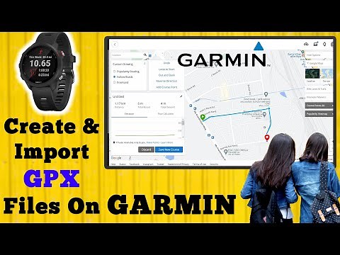 How To Add/Import GPX File To Garmin Forerunner/Fenix Smartwatches Using Garmin Connect 🤯