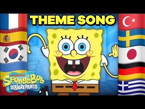 SpongeBob Theme Song in 27 Different Languages! 🌎 | SpongeBob