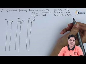 Example 1: Based on PLA | Programmable Logic Devices | Digital Electronics in EXTC Engineering